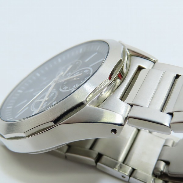 実際に弊社で買取させて頂いたARMANI EXCHANGE/アルマーニ エクスチェンジ クロノグラフ メンズ腕時計 ブラック文字盤 クオーツ AX2600の画像 6枚目