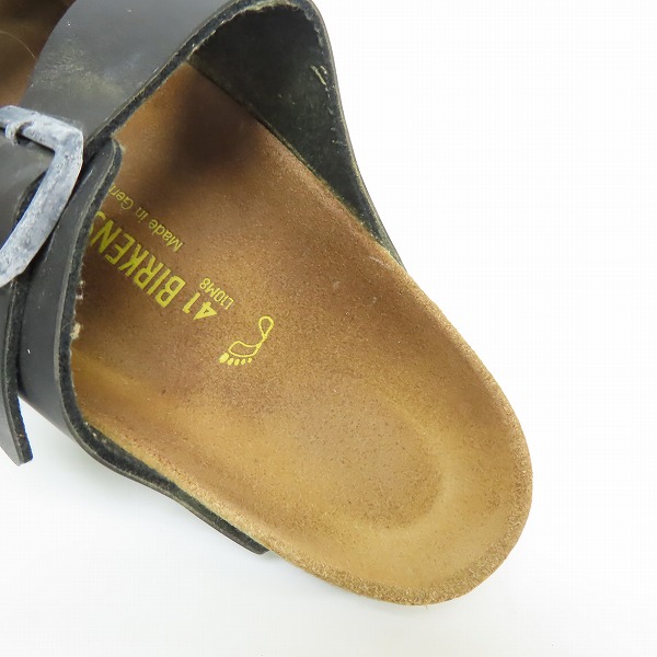 実際に弊社で買取させて頂いたBIRKENSTOCK/ビルケンシュトック ARIZONA アリゾナ ブラック サンダル 051791/41の画像 4枚目