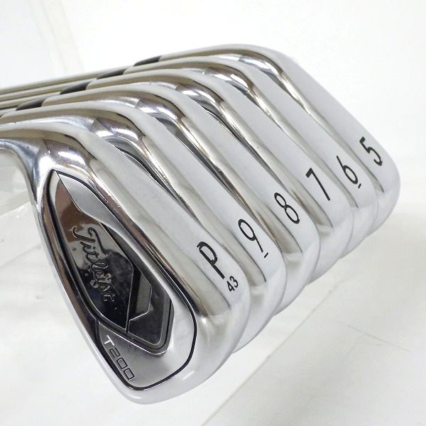 実際に弊社で買取させて頂いたTitleist/タイトリスト T200 アイアン #5～9,Pw 6本セット レフティ/左きき用 N.S.PRO MODUS3 TOUR 105 FLEX:S
