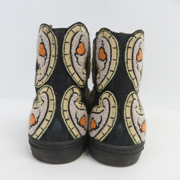 実際に弊社で買取させて頂いたMARC JACOBS/マークジェイコブス ペイズリーデザイン ハイカット スニーカー 43の画像 1枚目