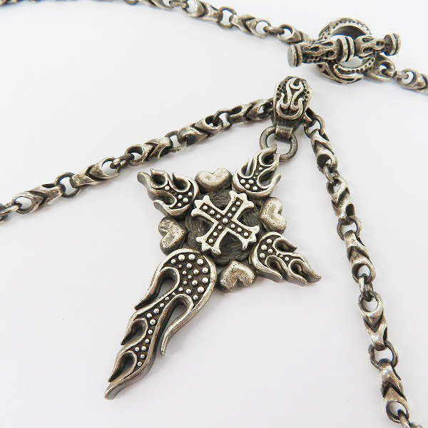 実際に弊社で買取させて頂いたLEATHERS & TREASURES/レザーズアンドトレジャーズ クロスネックレス