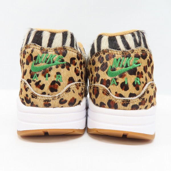 実際に弊社で買取させて頂いた【未使用】NIKE×ATMOS/ナイキ×アトモス AIR MAX 1 DLX ANIMAL PACK 2.0 エアマックス1 アニマルパック AQ0928-700/27の画像 1枚目