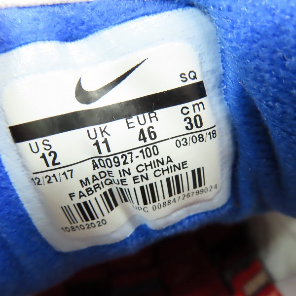 実際に弊社で買取させて頂いたNIKE×atmos/ナイキ×アトモス AIR MAX 1 PRNT/エアマックス1 プリント AQ0927-100/30の画像 5枚目