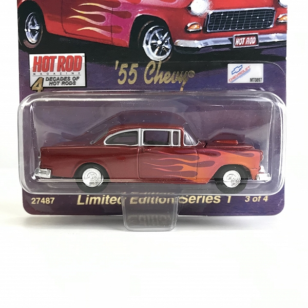 実際に弊社で買取させて頂いた【未開封】マテル HOT WHEELS/ホットウィール リミテッドエディションシリーズ1  ホットロッドマガジン 55 Chevy/55シェビーの画像 3枚目