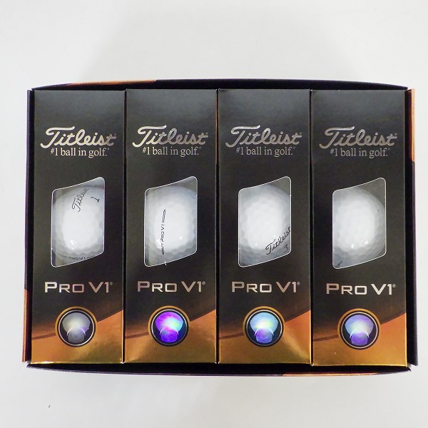 実際に弊社で買取させて頂いた【未使用】Titleist/タイトリスト PRO V1 ゴルフボール ホワイト 1ダース 