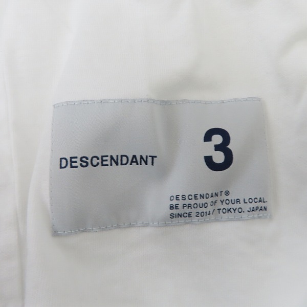 実際に弊社で買取させて頂いたDESCENDANT/ディセンダント 21SS TWO BIT B.B. SS ラグランTシャツ/3の画像 6枚目