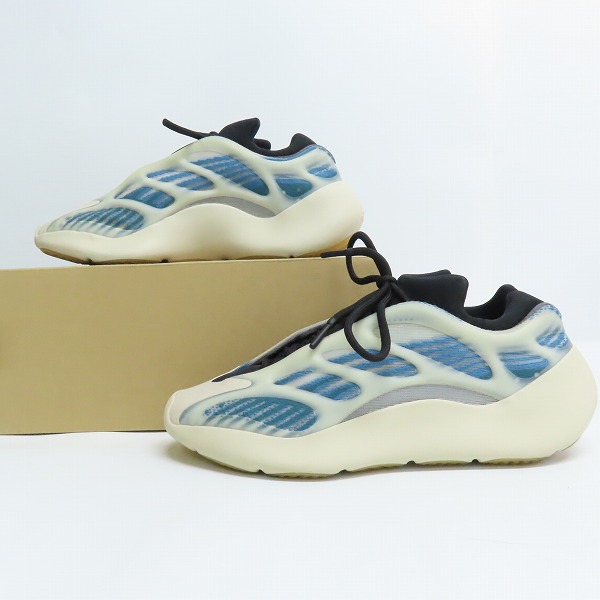実際に弊社で買取させて頂いたadidas/アディダス YEEZY 700 V3 KYANITE イージー700 カイヤナイト GY0260/28の画像 3枚目