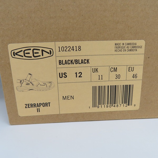 実際に弊社で買取させて頂いたKEEN/キーン ZERRAPORT II/ゼラポート 2 サンダル 1022418/30の画像 8枚目
