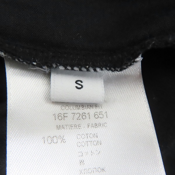 実際に弊社で買取させて頂いた【JPタグ】GIVENCHY/ジバンシィ 星条旗プレート張り クルーネック半袖Tシャツ 16F 7261 651/Sの画像 3枚目
