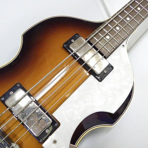 実際に弊社で買取させて頂いた★Greco/グレコ VB-80 S バイオリンベースType 4弦エレキベース 1993年製 ハードケース付 の画像 5枚目