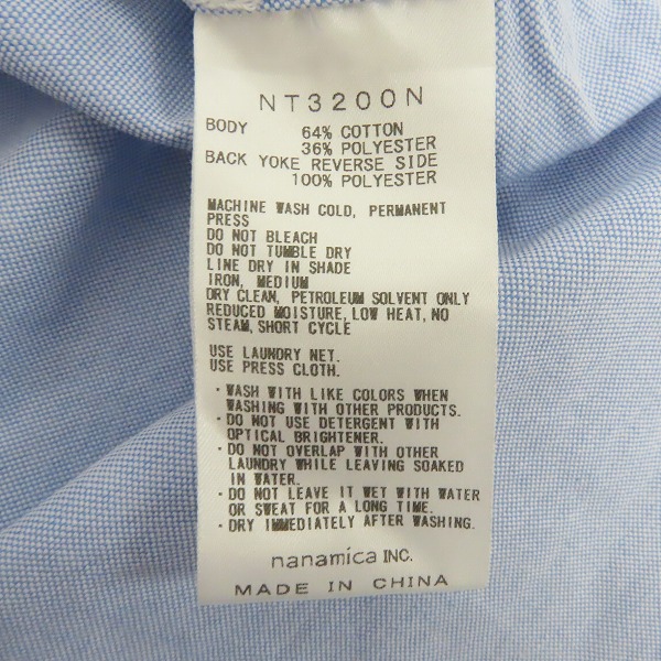 実際に弊社で買取させて頂いたTHE NORTH FACE/ノースフェイス PURPLE LABEL パープルレーベル OX Work Shirt ワークシャツ NT3200N/Sの画像 3枚目