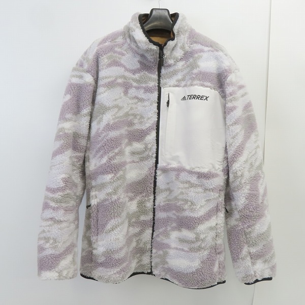 実際に弊社で買取させて頂いたadidas/アディダス TERREX EXPLORE SHERPA FLEECE/テレックス エクスプロア シェルパ フリース リバーシブル GE9912/Oの画像 0枚目