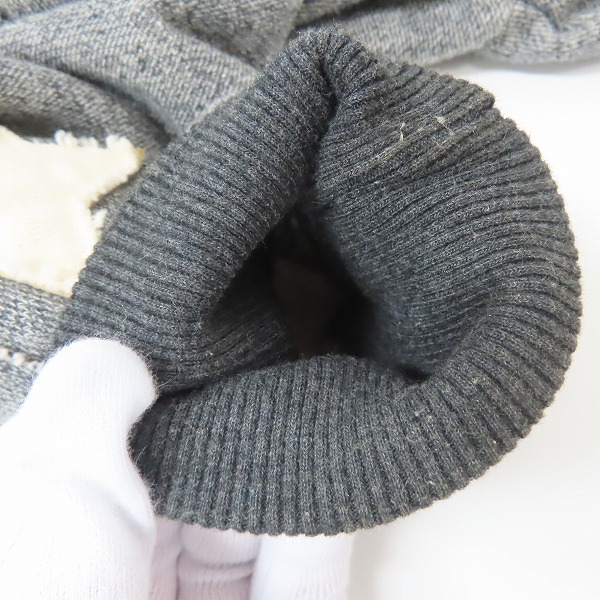 実際に弊社で買取させて頂いたHYDROGEN/ハイドロゲン BRONZAJI ブロンザージ スターワッペン サイドライン ジップアップパーカー グレー系/Sの画像 6枚目