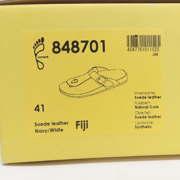 実際に弊社で買取させて頂いたBIRKENSTOCK/ビルケンシュトック TATAMI/タタミ fiji サンダル 848701 /41 の画像 8枚目