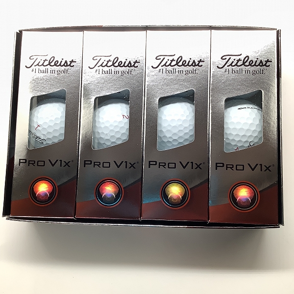 実際に弊社で買取させて頂いた(3)【未使用】Titleist/タイトリスト PRO V1x ゴルフボール ホワイト 1ダース