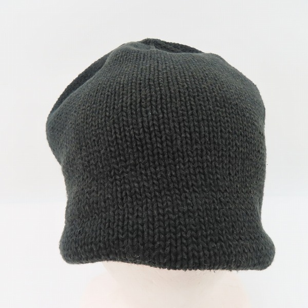 実際に弊社で買取させて頂いたNUMBER (N)INE/ナンバーナイン ボーダー バルーン ニットキャップ/ニット帽 ブラック/レッド/ONE SIZEの画像 1枚目