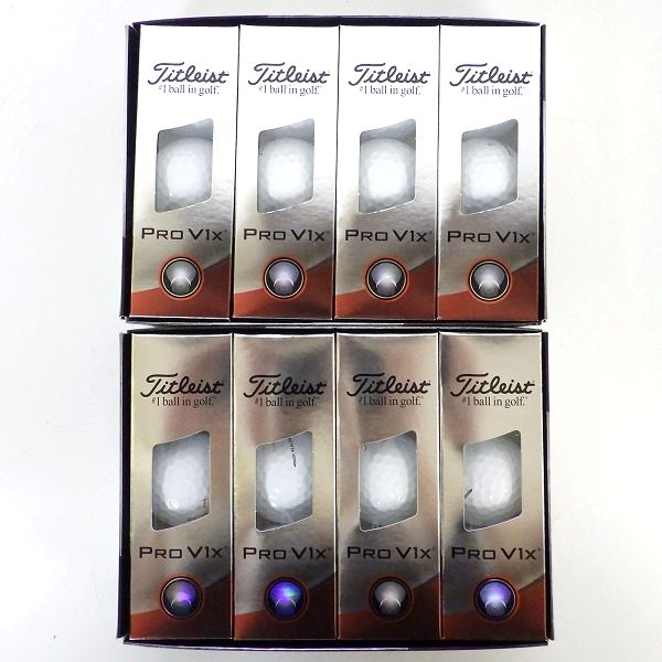実際に弊社で買取させて頂いた【未使用】Titleist/タイトリスト PRO V1x ゴルフボール ホワイト 2ダース 