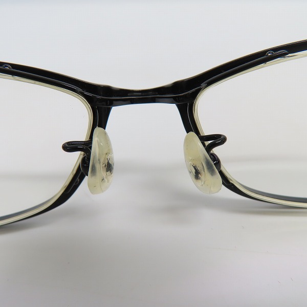実際に弊社で買取させて頂いた999.9/フォーナインズ 度入り メタルフレーム 眼鏡/メガネフレーム/アイウェア S-592Tの画像 4枚目