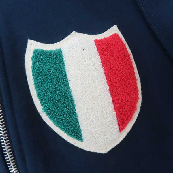 実際に弊社で買取させて頂いたHYDROGEN/ハイドロゲン BRONZAJI ブロンザージ エンブレム ワッペン ジップアップブルゾン/Sの画像 4枚目