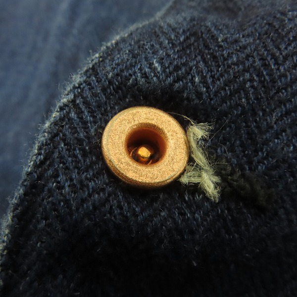 実際に弊社で買取させて頂いたSUGAR CANE×Mister Freedom/シュガーケン×ミスターフリーダム 15oz.HERRINGBONE GILET  GADJO ベスト SC13852 /38の画像 5枚目