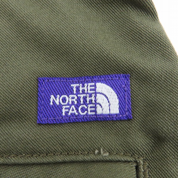 実際に弊社で買取させて頂いた【未使用】THE NORTH FACE PURPLE LABEL/ノースフェイス Stretch Twill Wide Tapered Pants テーパードパンツ NT5052N/34の画像 2枚目