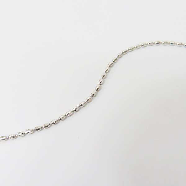 実際に弊社で買取させて頂いたBloody Mary/ブラッディマリー K18WG フットボールチェーンネックレスの画像 3枚目