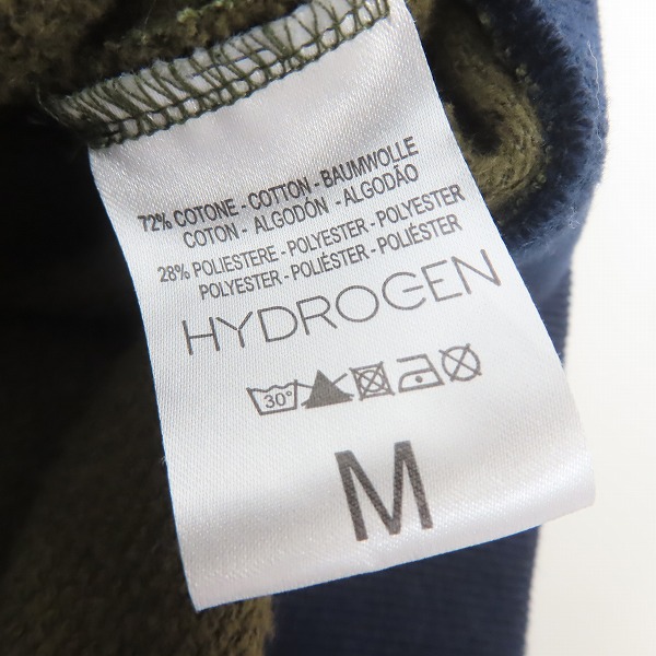 実際に弊社で買取させて頂いたHYDROGEN/ハイドロゲン BRONZAJI ブロンザージ エンブレムワッペン カモフラ ジップアップブルゾン/Mの画像 3枚目
