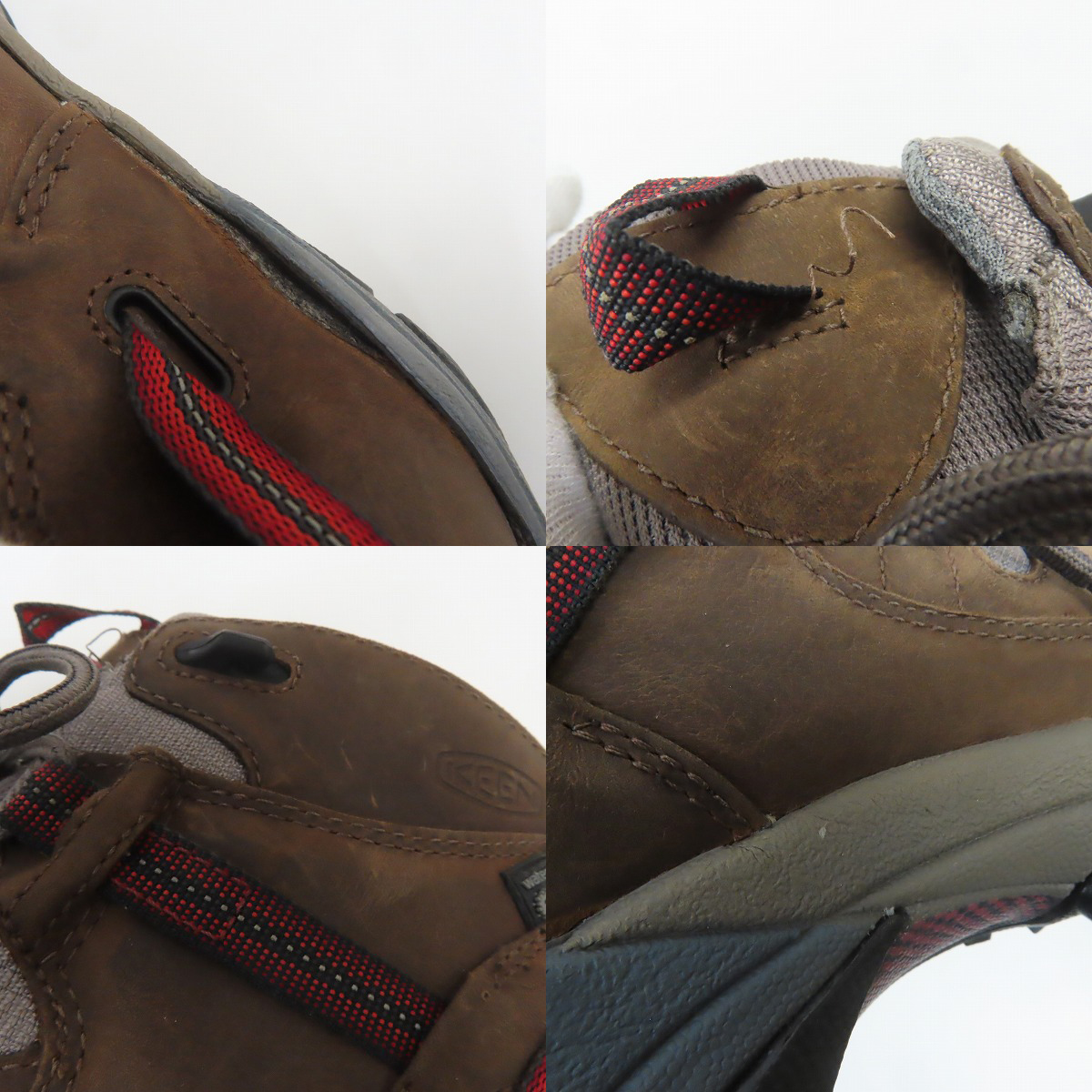 実際に弊社で買取させて頂いた【観賞用】KEEN/キーン ターギーⅡミッド オールレザー トレッキング シューズ 1217-WLNT /28の画像 6枚目