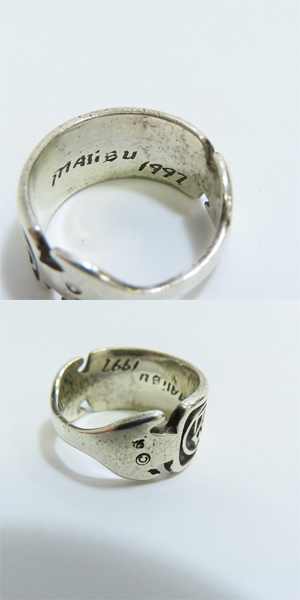 実際に弊社で買取させて頂いたTRAVIS WALKER/トラヴィスワーカー WALKER LOGO RING リング 20.5-21.5号の画像 6枚目