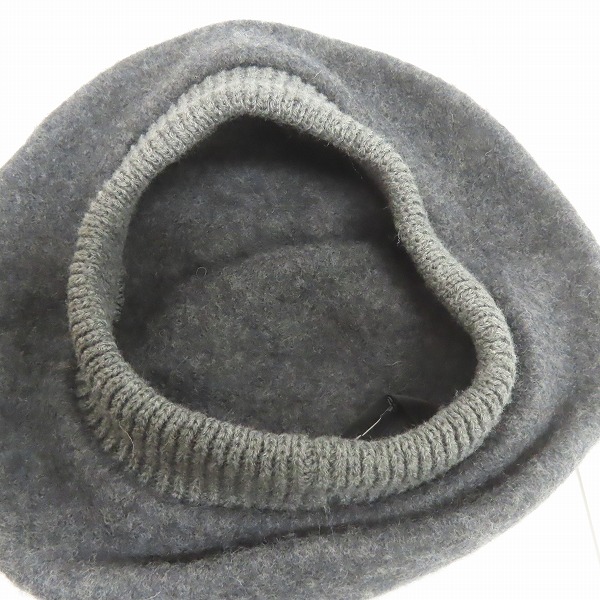 実際に弊社で買取させて頂いたNO ID. /ノーアイディー ホールリブウールベレー 849888-725Hの画像 5枚目