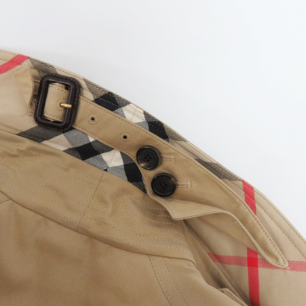 実際に弊社で買取させて頂いたBurberry/バーバリー THE WESTMINSTER 英国製 裏地ノバチェック トレンチコート/UK8の画像 6枚目