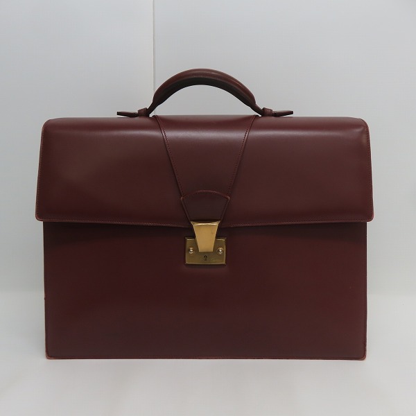実際に弊社で買取させて頂いたCartier/カルティエ パシャ・ドゥ・カルティエ レザー ブリーフケース