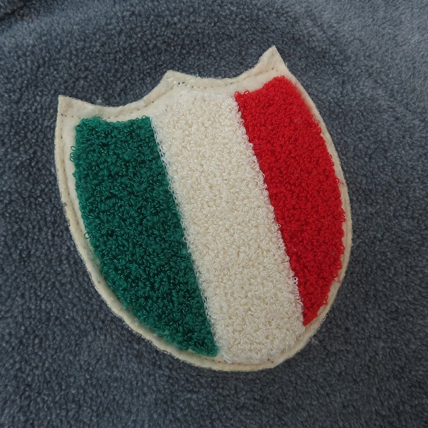 実際に弊社で買取させて頂いたHYDROGEN/ハイドロゲン BRONZAJI ブロンザージ エンブレム ワッペン ジップアップ フリースブルゾン/Mの画像 5枚目