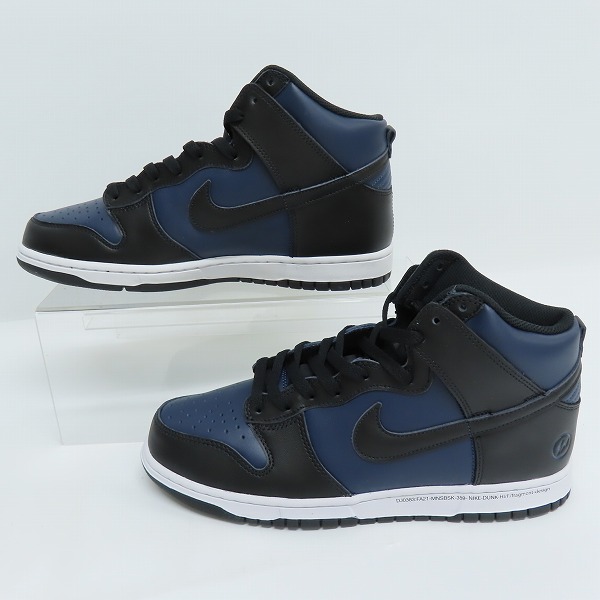 実際に弊社で買取させて頂いたNIKE×FRAGMENT DESIGN/ナイキ×フラグメントデザイン DUNK HI/F ダンク DJ0383-400/28.5の画像 3枚目
