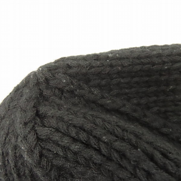 実際に弊社で買取させて頂いた（1）NUMBER (N)INE/ナンバーナイン バルーン ニットキャップ/ニット帽 ブラック/アイボリー/ONE SIZEの画像 6枚目