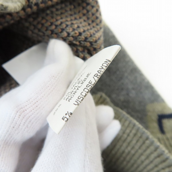 実際に弊社で買取させて頂いたHUGO BOSS/ヒューゴボス 総柄 セーター /48の画像 4枚目