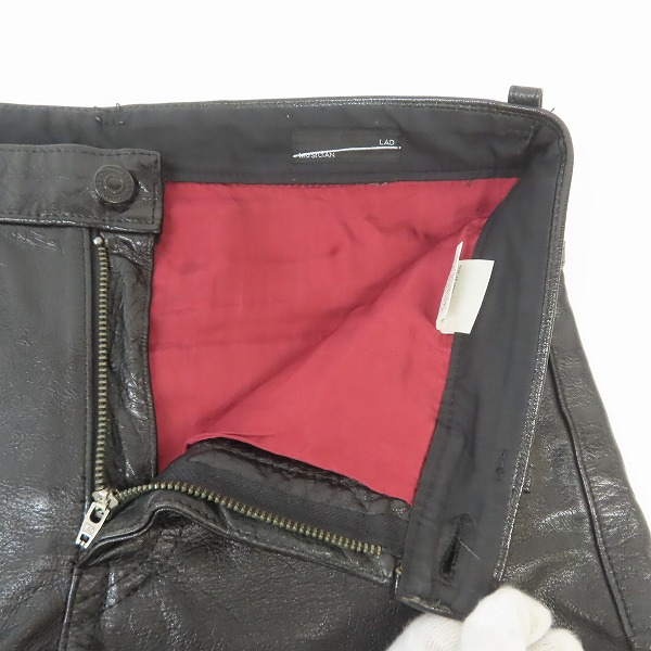 実際に弊社で買取させて頂いたLAD MUSICIAN/ラッドミュージシャン レザーパンツ 42の画像 2枚目