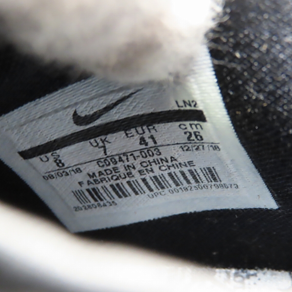 実際に弊社で買取させて頂いた【未使用】ATMOS×NIKE/アトモス×ナイキ LEBRON XVI LOW AC Clear Jade レブロン16 クリアジェイド CD9471-003/26の画像 5枚目