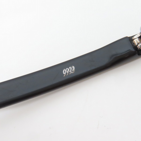 実際に弊社で買取させて頂いた999.9/フォーナインズ メガネフレーム/アイウェア フルリム 度入り NP-18の画像 4枚目