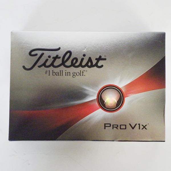 実際に弊社で買取させて頂いた【未使用】Titleist/タイトリスト PRO V1x ゴルフボール ホワイト 1ダースの画像 3枚目