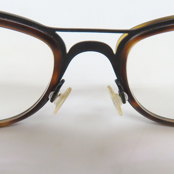 実際に弊社で買取させて頂いたANNE＆VALENTIN/アンバレンタイン FAUVETTE/フォヴェット ダブルブリッジ アイウェア/メガネフレーム U104の画像 4枚目