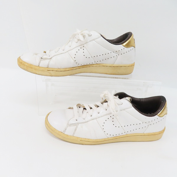 実際に弊社で買取させて頂いた【観賞用】NIKE×FRAGMENT DESIGN/ナイキ×フラグメントデザイン ZOOM TENNIS CLASSIC  スニーカー 335604-100/26の画像 3枚目