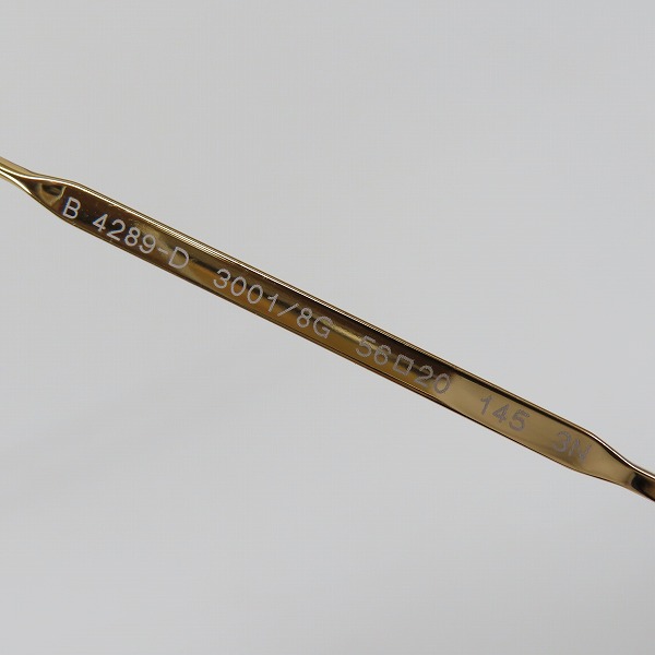 実際に弊社で買取させて頂いたBURBERRY/バーバリー サングラス B4289-Dの画像 7枚目