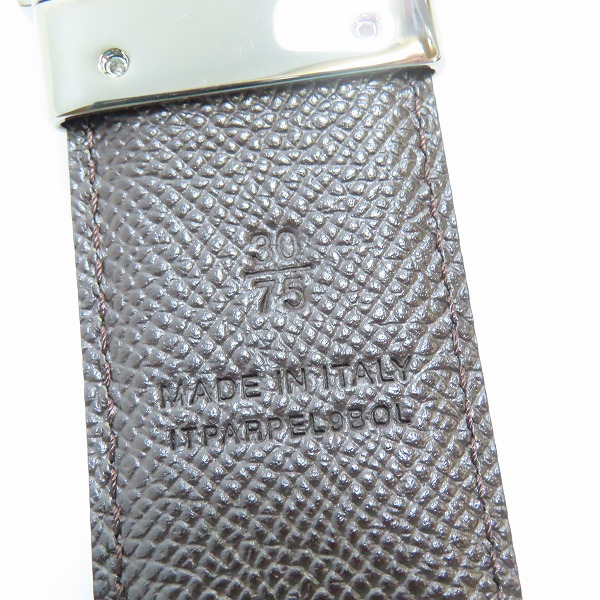 実際に弊社で買取させて頂いたBURBERRY/バーバリー レザーベルト 30/75の画像 1枚目