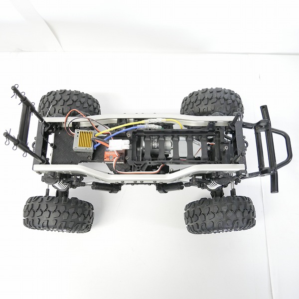 実際に弊社で買取させて頂いた【組立済/動作未確認】タミヤ 1/10 電動RC 4×4 オフロードカー トヨタ ランドクルーザー40/OPTION MT-315 2.4GHZ プロポ付きの画像 3枚目