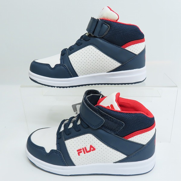 実際に弊社で買取させて頂いた【未使用】FILA/フィラ サルターレハイ キッズスニーカー FC-4205J/21.5の画像 3枚目