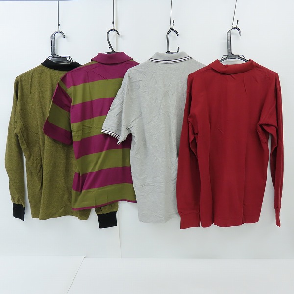 実際に弊社で買取させて頂いたHUGO BOSS/ヒューゴボス ボーダーポロシャツ/半袖シャツ 4点セットの画像 1枚目