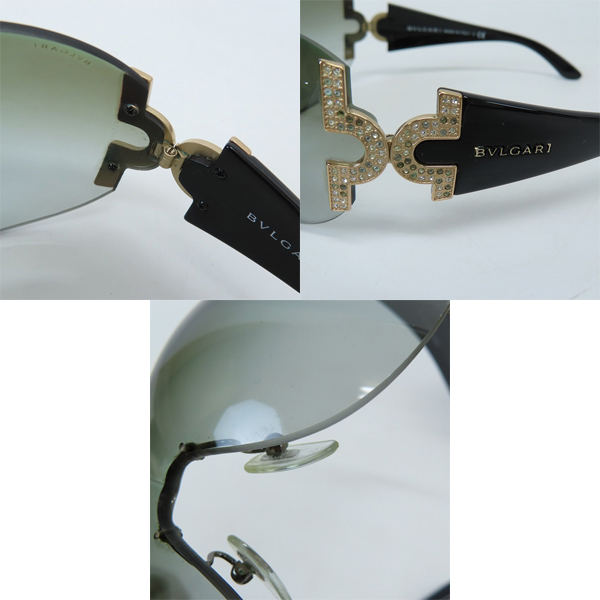 実際に弊社で買取させて頂いたBVLGARI/ブルガリ ディアマンテデザイナー サングラス/アイウェア 6065-B の画像 7枚目