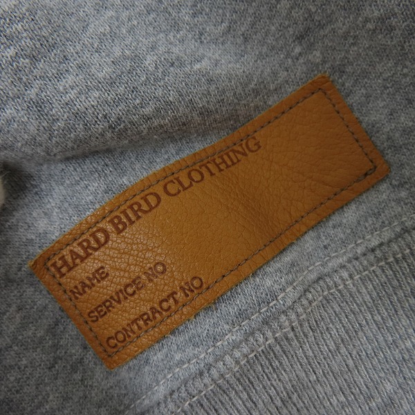 実際に弊社で買取させて頂いたTHE FLAT HEAD/フラットヘッド HARD BIRD/ハードバード Hロゴ クルーネックスウェット 38の画像 5枚目