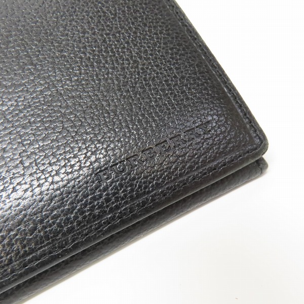 実際に弊社で買取させて頂いたBURBERRY/バーバリー レザー二つ折り長財布の画像 5枚目